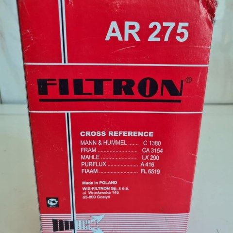CITROEN CX RENAULT 18 19 20 21 25 FILTR POWIETRZA FILTRON AR 275 CITROEN CX RENAULT 18 19 20 21 25 FILTR POWIETRZA FILTRON AR 275