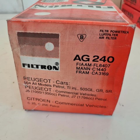 FIAT DUCATO PEUGEOT J5 J7 FILTR POWIETRZA FILTRON AG 240 FIAT DUCATO PEUGEOT J5 J7 FILTR POWIETRZA FILTRON AG 240
