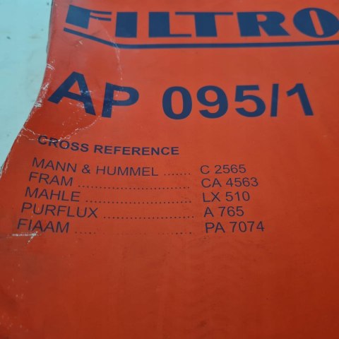 FIAT UNO 1.4 FILTR POWIETRZA FILTRON AP 095/1 FIAT UNO 1.4 FILTR POWIETRZA FILTRON AP 095/1