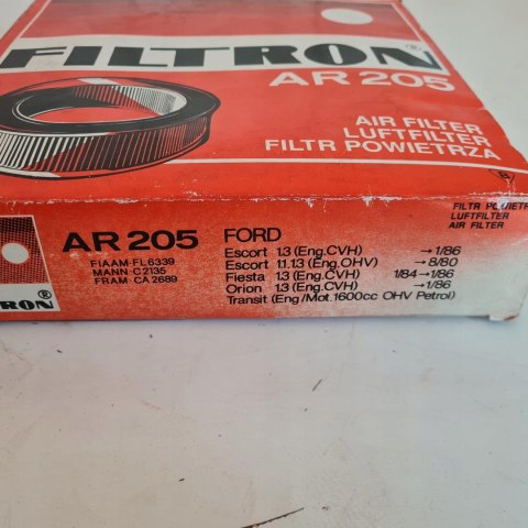 FORD ESCORT I II III CAPRI FILTR POWIETRZA FILTRON AR 205 FORD ESCORT I II III CAPRI FILTR POWIETRZA FILTRON AR 205