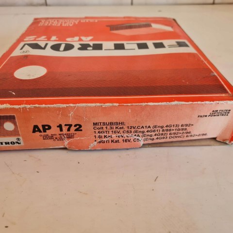 MITSUBISHI COLT IV LANCER IV V FILTR POWIETRZA FILTRON AP 172 MITSUBISHI COLT IV LANCER IV V FILTR POWIETRZA FILTRON AP 172