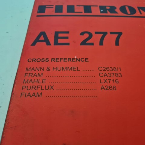RENAULT 19 FILTR POWIETRZA FILTRON AE 277 RENAULT 19 FILTR POWIETRZA FILTRON AE 277