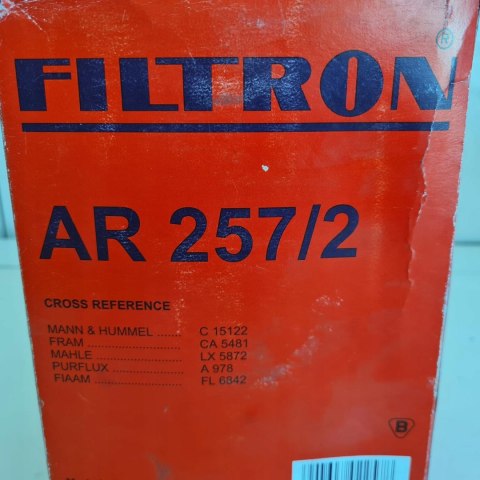 RENAULT SAFRANE I 2.5 DT FILTR POWIETRZA FILTRON AR 257/2 RENAULT SAFRANE I 2.5 DT FILTR POWIETRZA FILTRON AR 257/2