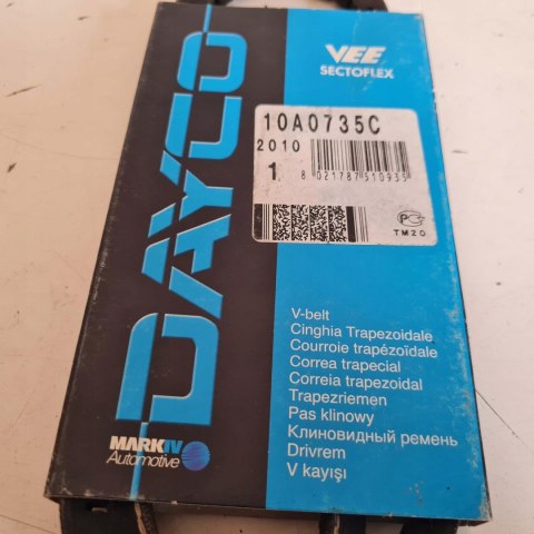 AUDI 100 C3 1.8 VW PASSAT B3 B4 1.6 1.8 2.0 PASEK KLINOWY DAYCO 10A0735C