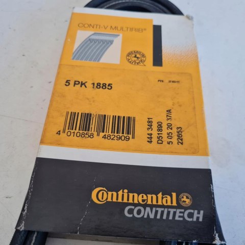BMW SERIA 3 E36 318 TDS PASEK KLINOWY CONTITECH 5PK1885 BMW SERIA 3 E36 318 TDS PASEK KLINOWY CONTITECH 5PK1885