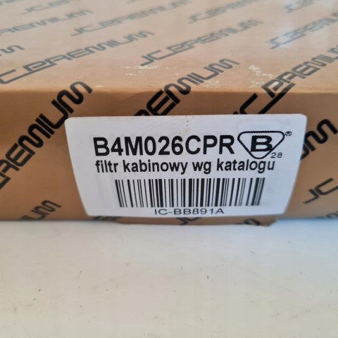 MERCEDES SPRINTER 906 VW CRAFTER FILTR KABINOWY JC PREMIUM B4M026CPR