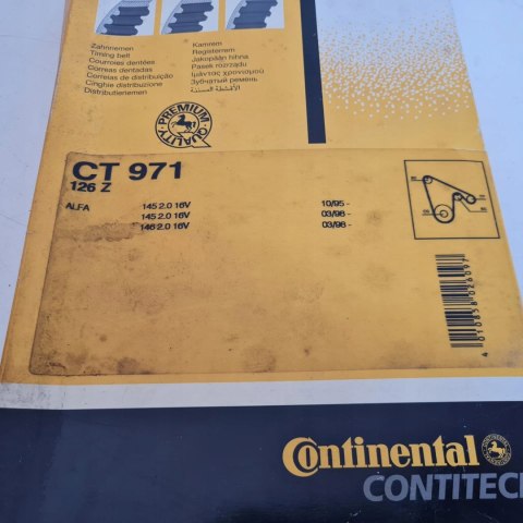 ALFA ROMEO 146 GTV SPIDER 2.0 PASEK ROZRZĄDU CONTITECH CT971