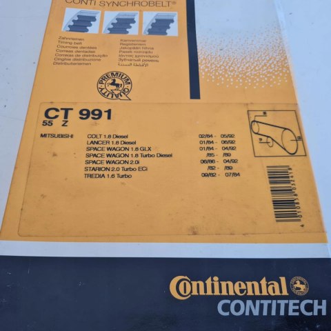 HYUNDAI SONATA II H-1 H100 1.8 2.0 2.4 PASEK ROZRZĄDU CONTITECH CT991