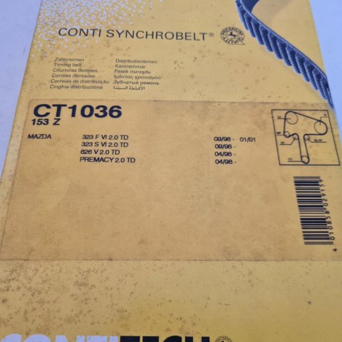 MAZDA 626 GF GW 2.0 TD PASEK ROZRZĄDU CONTITECH CT1036
