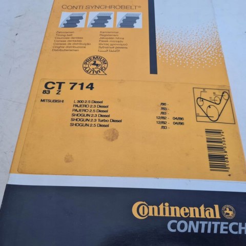 MITSUBISHI L 200 300 PAJERO I II 2.5 TD PASEK ROZRZĄDU CONTITECH CT714