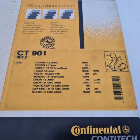FORD ESCORT IV V VI VII MONDEO I II 1.8 TD PASEK ROZRZĄDU CONTITECH CT901