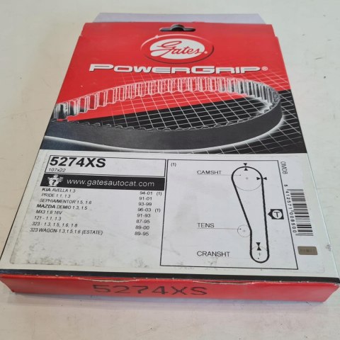 KIA PRIDE RIO MAZDA 323 BF BJ BG 1.3 1.6 PASEK ROZRZĄDU GATES 5274XS KIA PRIDE RIO MAZDA 323 BF BJ BG 1.3 1.6 PASEK ROZRZĄDU GATES 5274XS