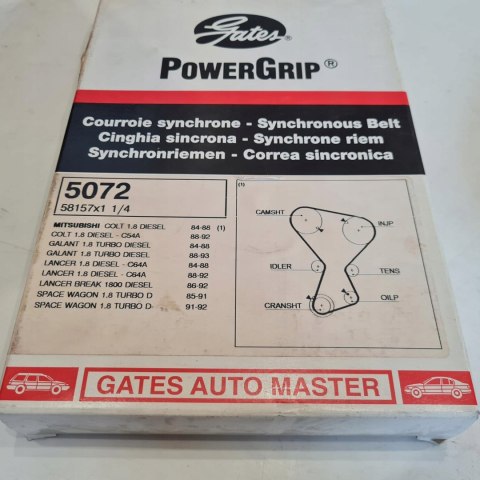 MITSUBISHI COLT II III GALANT III IV LANCER PASEK ROZRZĄDU GATES 5072