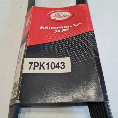 NISSAN JUKE MICRA K12 NOTE PASEK KLINOWY GATES 7PK1043 NISSAN JUKE MICRA K12 NOTE PASEK KLINOWY GATES 7PK1043