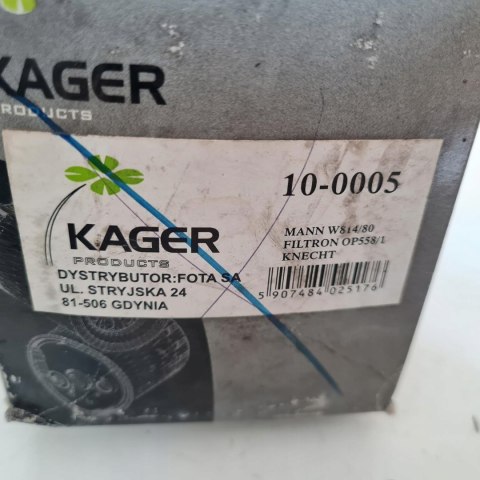 HONDA ACCORD III IV V 2.0 CIVIC IV V 1.4 1.5 1.6 FILTR OLEJU KAGER 10-0005 HONDA ACCORD III IV V 2.0 CIVIC IV V 1.4 1.5 1.6 FILTR OLEJU KAGER 10-0005