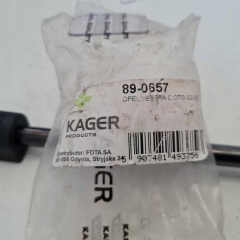 OPEL VECTRA C HB SIŁOWNIK KLAPY BAGAŻNIKA KAGER 89-0657 OPEL VECTRA C HB SIŁOWNIK KLAPY BAGAŻNIKA KAGER 89-0657