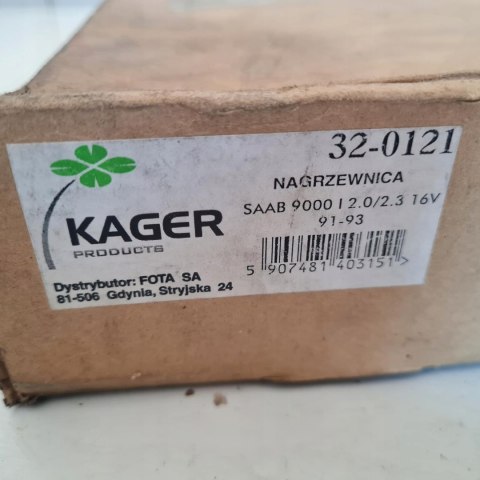 SAAB 9000 NAGRZEWNICA KAGER 32-0121 SAAB 9000 NAGRZEWNICA KAGER 32-0121