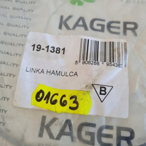 VOLKSWAGEN POLO 6N LINKA HAMULCA RĘCZNEGO KAGER 19-1381 VOLKSWAGEN POLO 6N LINKA HAMULCA RĘCZNEGO KAGER 19-1381