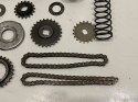 KAWASAKI VN 1500 VULCAN CLASSIC 96 TRYB ZĘBATKA ŁAŃCUSZEK ŁAŃCUCH POMPY