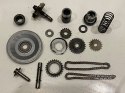 KAWASAKI VN 1500 VULCAN CLASSIC 96 TRYB ZĘBATKA ŁAŃCUSZEK ŁAŃCUCH POMPY