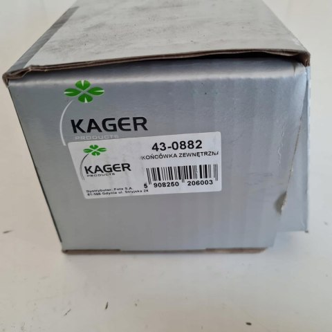 MERCEDES KLASA E W211 KOŃCÓWKA DRĄŻKA KIEROWNICZEGO KAGER 43-0882 MERCEDES KLASA E W211 KOŃCÓWKA DRĄŻKA KIEROWNICZEGO KAGER 43-0882