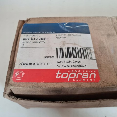 OPEL ASTRA G VECTRA B C ZAFIRA A 1.6 16V CEWKA ZAPŁONOWA TOPRAN 206 640 755 OPEL ASTRA G VECTRA B C ZAFIRA A 1.6 16V CEWKA ZAPŁONOWA TOPRAN 206 640 755