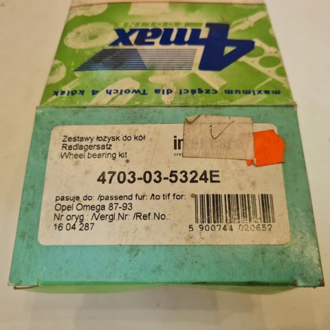 OPEL OMEGA 87-93 ŁOŻYSKO KOŁA 4MAX 4703-03-5324E OPEL OMEGA 87-93 ŁOŻYSKO KOŁA 4MAX 4703-03-5324E