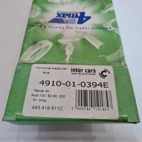 AUDI 100 200 KOŃCÓWKA DRĄŻKA KIEROWNICZEGO 4MAX 4910-01-0394E AUDI 100 200 KOŃCÓWKA DRĄŻKA KIEROWNICZEGO 4MAX 4910-01-0394E
