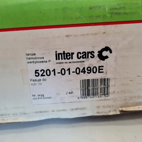 AUDI 100 TARCZA HAMULCOWA KOMPLET 4MAX 5201-01-0490E AUDI 100 TARCZA HAMULCOWA KOMPLET 4MAX 5201-01-0490E