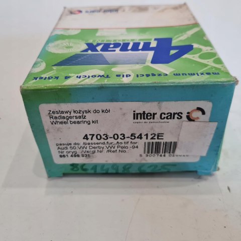 AUDI 50 VOLKSWAGEN DERBY POLO ŁOŻYSKO KOŁA 4MAX 4703-03-5412E AUDI 50 VOLKSWAGEN DERBY POLO ŁOŻYSKO KOŁA 4MAX 4703-03-5412E