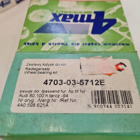AUDI 80 100 -94 ŁOŻYSKO KOŁA 4MAX 4703-03-5712E