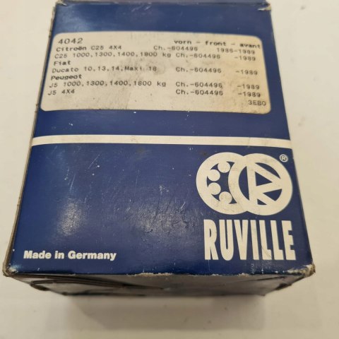 CITROEN FIAT PEUGEOT ŁOŻYSKO KOŁA RUVILLE 4042