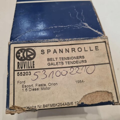 FORD ESCORT FIESTA ORION ROLKA NAPINACZ PASKA ROZRZĄDU RUVILLE 55203