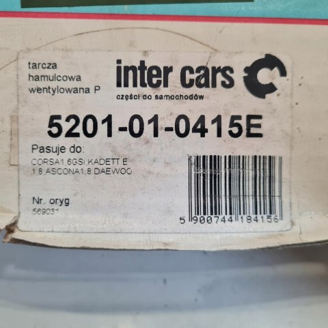 OPEL KADETT E ASCONA 1.8 TARCZA HAMULCOWA KOMPLET 4MAX 5201-01-0415E OPEL KADETT E ASCONA 1.8 TARCZA HAMULCOWA KOMPLET 4MAX 5201-01-0415E