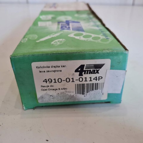 OPEL OMEGA B KOŃCÓWKA DRĄŻKA KIEROWNICZEGO 4MAX 4910-01-0114P OPEL OMEGA B KOŃCÓWKA DRĄŻKA KIEROWNICZEGO 4MAX 4910-01-0114P