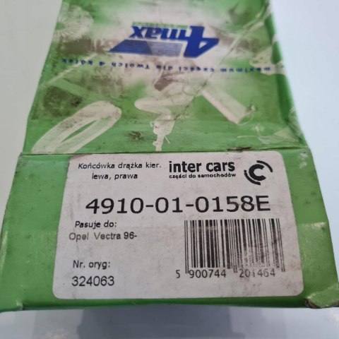 OPEL VECTRA B KOŃCÓWKA DRĄŻKA KIEROWNICZEGO 4MAX 4910-01-0158E OPEL VECTRA B KOŃCÓWKA DRĄŻKA KIEROWNICZEGO 4MAX 4910-01-0158E