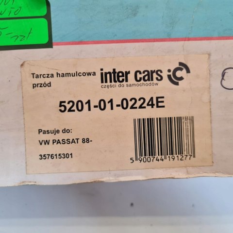 VOLKSWAGEN PASSAT 88- TARCZA HAMULCOWA KOMPLET 4MAX 5201-01-0224E