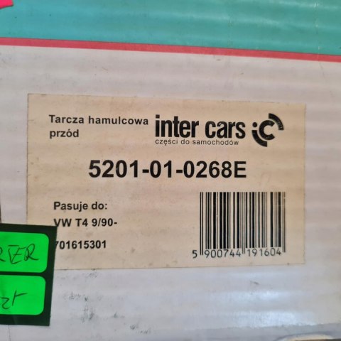 VOLKSWAGEN T4 TARCZA HAMULCOWA KOMPLET 4MAX 5201-01-0268E VOLKSWAGEN T4 TARCZA HAMULCOWA KOMPLET 4MAX 5201-01-0268E