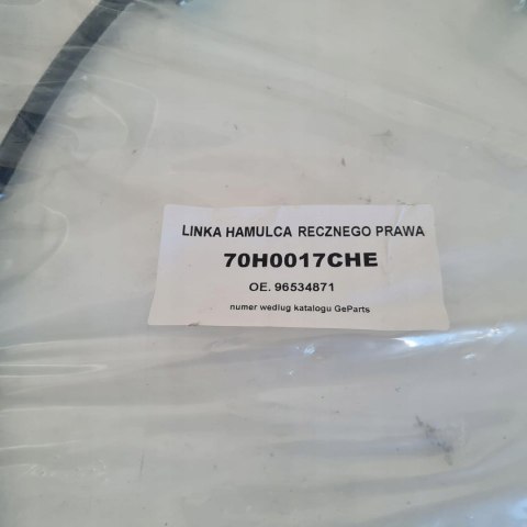 CHEVROLET AVEO KALOS LINKA HAMULCA RĘCZNEGO PRAWA CHEVROLET AVEO KALOS LINKA HAMULCA RĘCZNEGO PRAWA