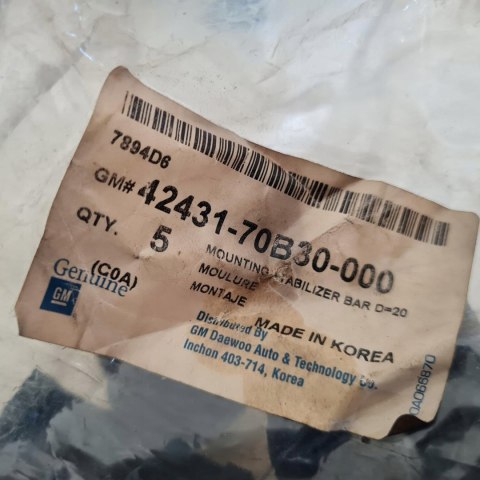 DAEWOO TICO MATIZ TULEJA GUMA DRĄŻKA STABILIZATORA 42431-70B30-000