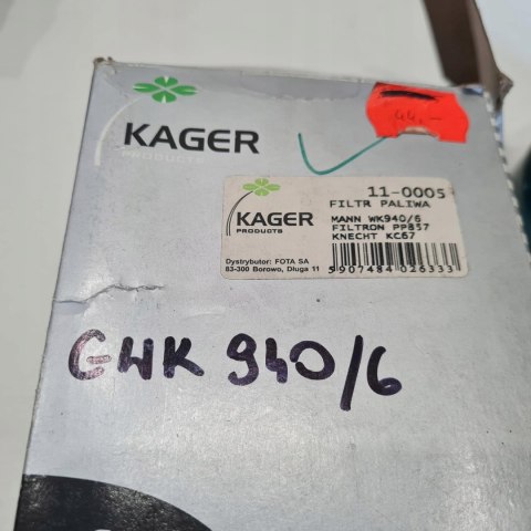 FORD NISSAN FILTR OLEJU KAGER 11-0005 FORD NISSAN FILTR OLEJU KAGER 11-0005