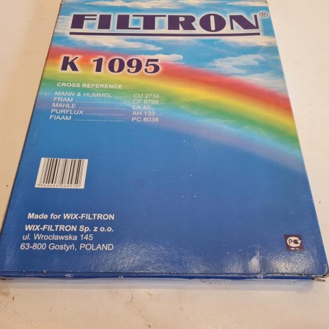 RENAULT FILTR KABINOWY FILTRON K 1095 RENAULT FILTR KABINOWY FILTRON K 1095