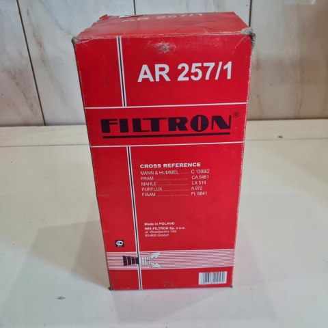 RENAULT FILTR POWIETRZA FILTRON AR 257/1 RENAULT FILTR POWIETRZA FILTRON AR 257/1
