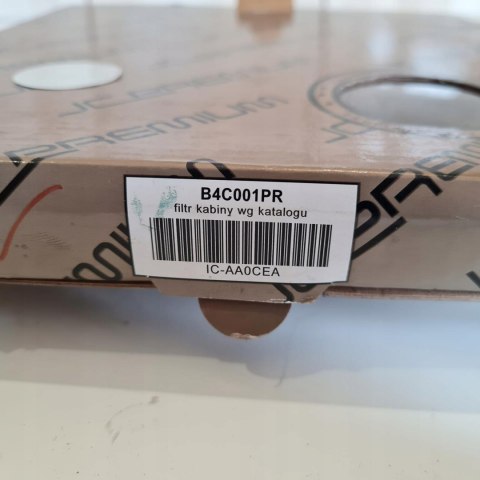 CITROEN BERLINGO PEUGEOT PARTNER FILTR KABINOWY JC PREMIUM B4C001PR