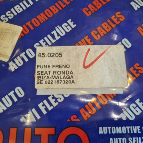 SEAT IBIZA I MALAGA LINKA HAMULCA RĘCZNEGO ADRIAUTO 45.0205 SEAT IBIZA I MALAGA LINKA HAMULCA RĘCZNEGO ADRIAUTO 45.0205