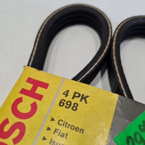 FIAT LANCIA CITROEN PEUGEOT PASEK KLINOWY BOSCH 4PK698 FIAT LANCIA CITROEN PEUGEOT PASEK KLINOWY BOSCH 4PK698