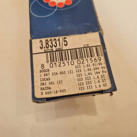 MAZDA 323 1.6 PALEC ROZDZIELACZA ZAPŁONU FACET 3.8331/5 MAZDA 323 1.6 PALEC ROZDZIELACZA ZAPŁONU FACET 3.8331/5