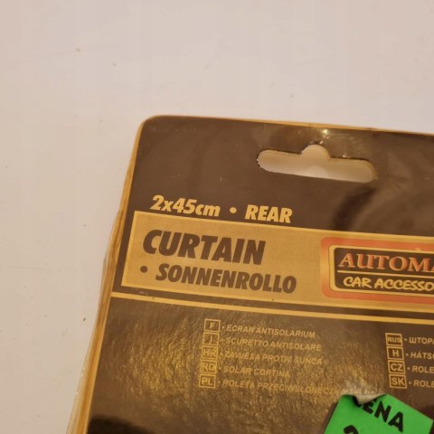 ROLETA SAMOCHODOWA PRZECIWSŁONECZNA ŻALUZJA 2SZT 45CM ROLETA SAMOCHODOWA PRZECIWSŁONECZNA ŻALUZJA 2SZT 45CM