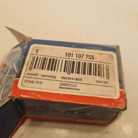 AUDI SEAT SKODA VOLKSWAGEN FORD CZUJNIK CIŚNIENIA OLEJU TOPRAN 101107755 AUDI SEAT SKODA VOLKSWAGEN FORD CZUJNIK CIŚNIENIA OLEJU TOPRAN 101107755