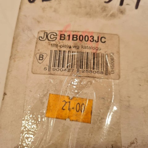 BMW LAND ROVER OPEL FILTR OLEJU JC B1B003JC BMW LAND ROVER OPEL FILTR OLEJU JC B1B003JC